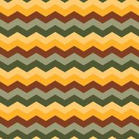 Zig Zag Lines Seamless colorful Halloween Pattern background vector