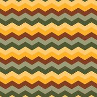 Zig Zag Lines Seamless colorful Halloween Pattern background vector