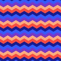 Zig Zag Lines Seamless colorful Halloween Pattern background vector