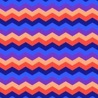 Zig Zag Lines Seamless colorful Halloween Pattern background vector