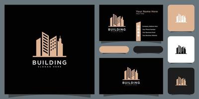 Building logo vector design template