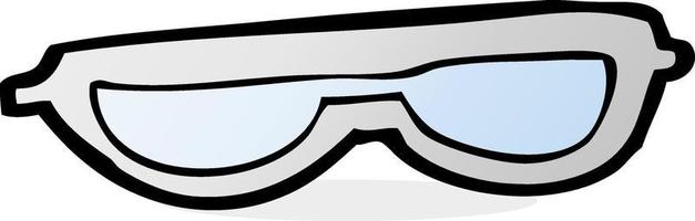 doodle cartoon glasses vector