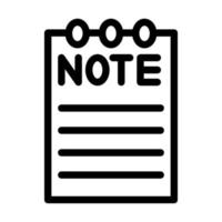 Paper Note Icon Design vector