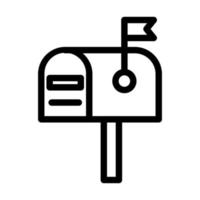 diseño de icono de buzón de correo vector