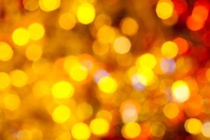 brown, yellow and red blurred Christmas lights photo