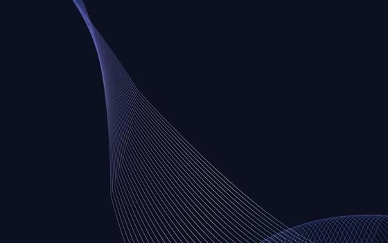 Abstract Blue Gradient Color technology Line wave background vector