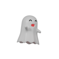 fantôme d'halloween 3d png