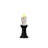 3d Halloween candela png