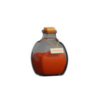 3d Halloween Potion png