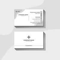 Simple business card template vector