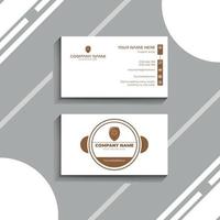 simple business card template vector