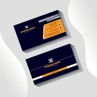 business card template for company vector