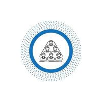 team. build. structure. business. meeting Line Icon. Vector isolated illustration