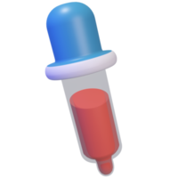 3D Pipette Isolated Object with High Quality Render png