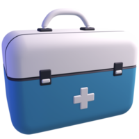 3D First Aid box Isolated Object with High Quality Render png