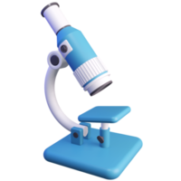 3D Microscope Isolated Object with High Quality Render