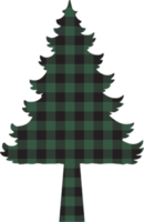 Buffalo Plaid Christmas tree ornaments ClipArt png