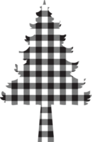 Buffalo Plaid Christmas tree ornaments ClipArt png