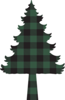 Buffalo Plaid Christmas tree ornaments ClipArt png