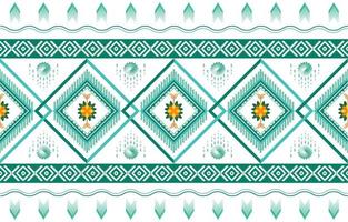 Geometric ethnic pattern Oriental and Asia traditional style. Colorful tone. Design for tile, ceramic, background, wallpaper, clothing, wrapping paper, fabric, and Vector illustration. pattern style