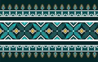 patrón étnico geométrico estilo oriental y asiático tradicional. tono colorido. diseño para azulejos, cerámica, fondo, papel pintado, ropa, papel de envolver, tela e ilustración vectorial. estilo de patrón vector