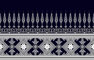 patrón étnico geométrico estilo oriental y asiático tradicional. en blanco y negro. diseño para azulejos, cerámica, fondo, papel pintado, ropa, papel de envolver, tela e ilustración vectorial. estilo de patrón vector