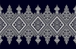 Abstract ethnic geometric pattern traditional style. black and white. Design for tile, ceramic, background, wallpaper, clothing, wrapping paper, fabric, and Vector illustration. pattern style