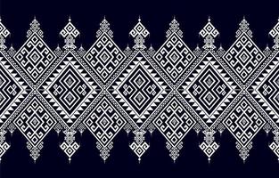 Abstract ethnic geometric pattern traditional style. black and white. Design for tile, ceramic, background, wallpaper, clothing, wrapping paper, fabric, and Vector illustration. pattern style