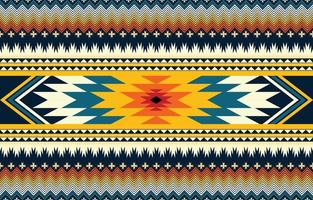 patrón étnico geométrico estilo oriental y asiático tradicional navajo. diseño para azulejos, cerámica, fondo, papel pintado, ropa, papel de envolver, patrón de tela e ilustración vectorial. estilo de patrón vector