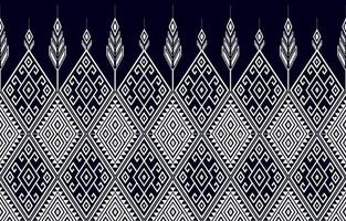 Geometric ethnic pattern Oriental and Asia traditional style. black and white. Design for tile, ceramic, background, wallpaper, clothing, wrapping paper, fabric, and Vector illustration. pattern style