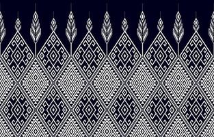 Geometric ethnic pattern Oriental and Asia traditional style. black and white. Design for tile, ceramic, background, wallpaper, clothing, wrapping paper, fabric, and Vector illustration. pattern style