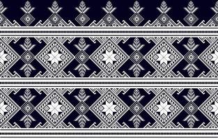 Geometric ethnic pattern fabric traditional style. black and white tone. Design for tile, ceramic, background, wallpaper, clothing, wrapping paper, fabric, and Vector illustration. pattern style