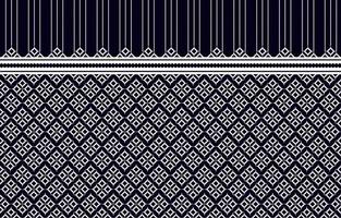 Geometric ethnic pattern fabric traditional style. black and white tone. Design for tile, ceramic, background, wallpaper, clothing, wrapping paper, fabric, and Vector illustration. pattern style