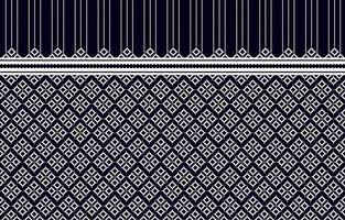 Geometric ethnic pattern fabric traditional style. black and white tone. Design for tile, ceramic, background, wallpaper, clothing, wrapping paper, fabric, and Vector illustration. pattern style