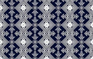 Geometric ethnic pattern fabric traditional style. black and white tone. Design for tile, ceramic, background, wallpaper, clothing, wrapping paper, fabric, and Vector illustration. pattern style