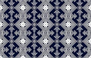 Geometric ethnic pattern fabric traditional style. black and white tone. Design for tile, ceramic, background, wallpaper, clothing, wrapping paper, fabric, and Vector illustration. pattern style