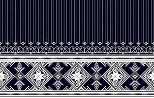 tela de patrón étnico geométrico estilo tradicional. tono blanco y negro. diseño para azulejos, cerámica, fondo, papel pintado, ropa, papel de envolver, tela e ilustración vectorial. estilo de patrón vector