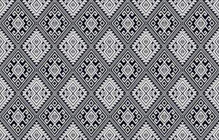 Abstract ethnic geometric pattern traditional style. black and white. Design for tile, ceramic, background, wallpaper, clothing, wrapping paper, fabric, and Vector illustration. pattern style