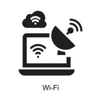 Wi-Fi vector Outline Icon Design illustration. Internet of Things Symbol on White background EPS 10 File