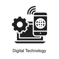 Digital Technology vector Outline Icon Design illustration. Internet of Things Symbol on White background EPS 10 File