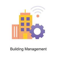 Building Management vector Outline Icon Design illustration. Internet of Things Symbol on White background EPS 10 File