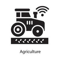 ilustración de diseño de icono de contorno de vector de agricultura. símbolo de internet de las cosas en el archivo eps 10 de fondo blanco