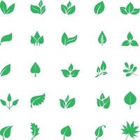 leaf icon with white background vector
