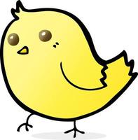 doodle character cartoon bird vector