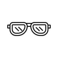 icono de vector de gafas