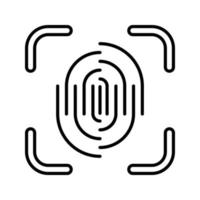 Fingerprint Vector Icon