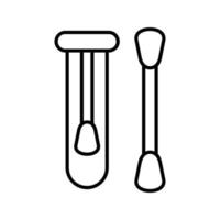 Cotton Swabs Vector Icon