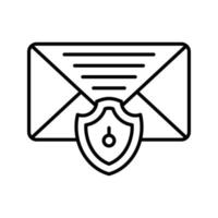 Mail Protection Vector Icon