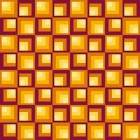 Square pattern background retro colors vector