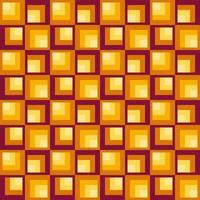 Square pattern background retro colors vector